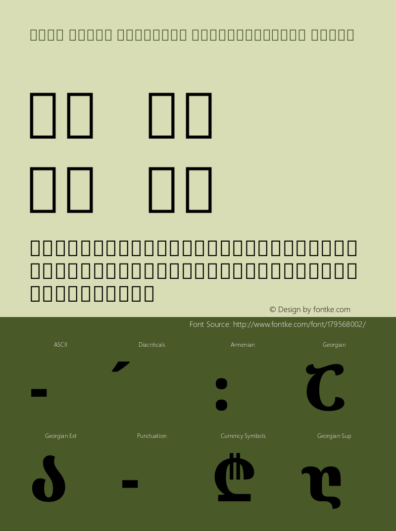Noto Serif Georgian SemiCondensed Black Version 2.001图片样张