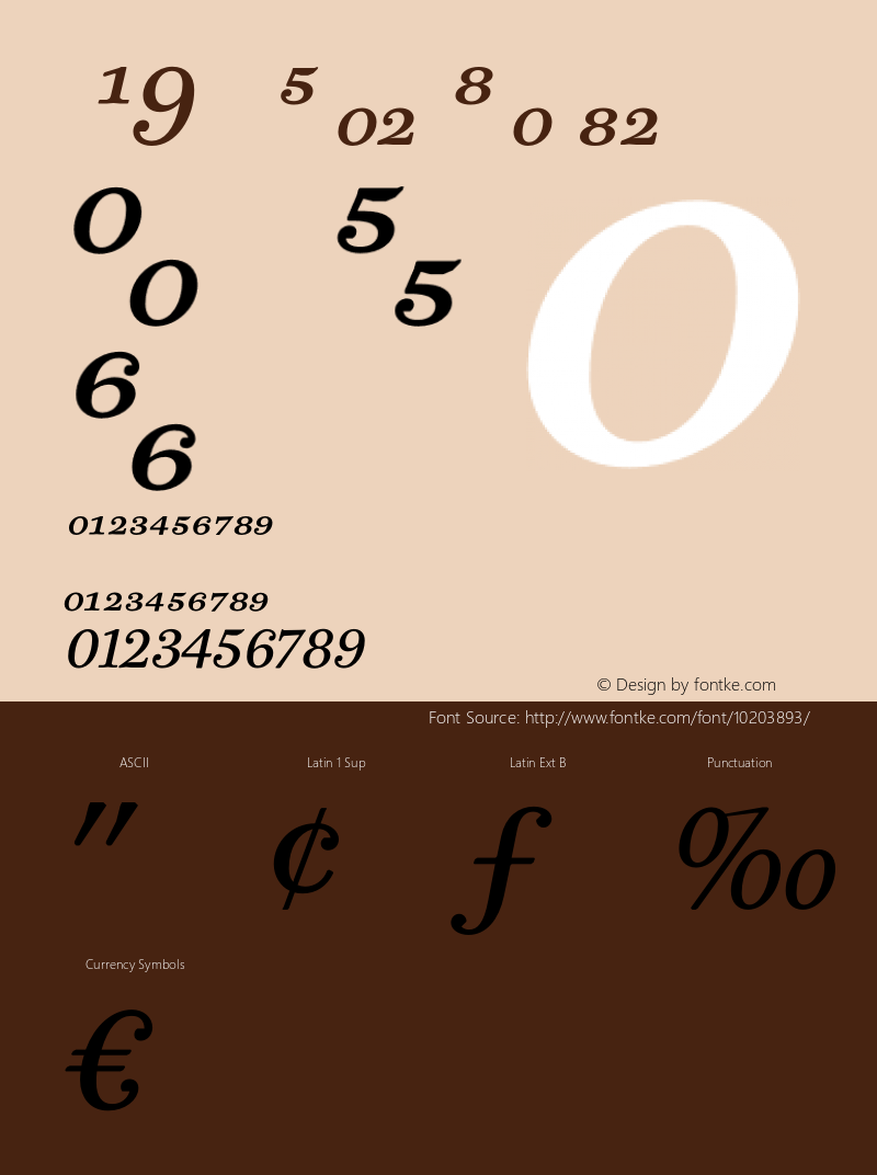 PB9PS Frac Italic 001.001 Font Sample