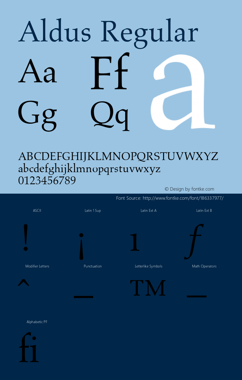 Aldus-Roman 001.000图片样张