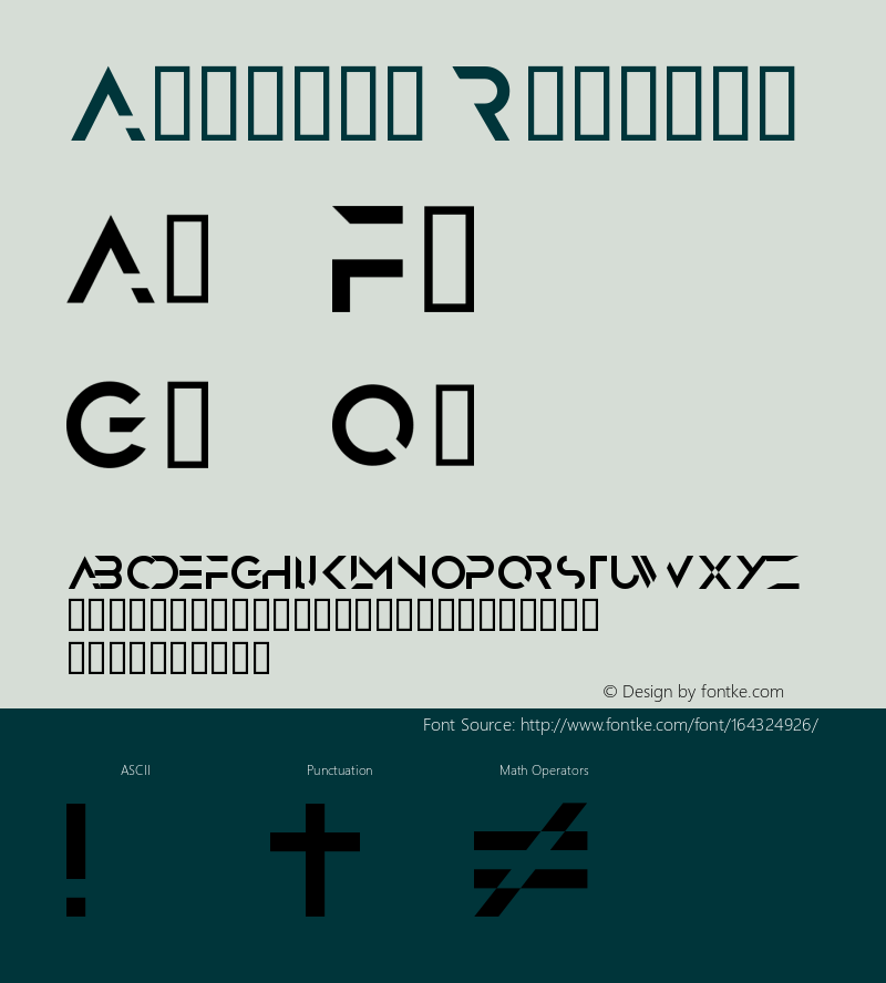 Anurati-Regular Version 1.000;PS 001.001;hotconv 1.0.56 Font Sample