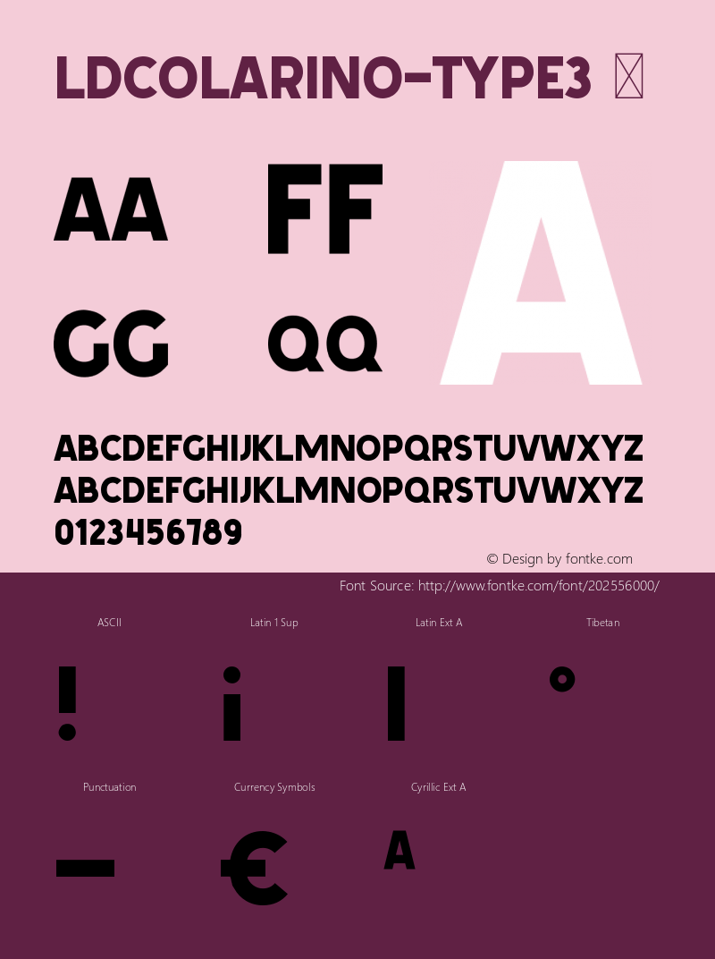 ☞LDColarino-Type3 001.000; ttfautohint (v1.5);com.myfonts.easy.luxfont.colarino.type-3.wfkit2.version.5MZf图片样张