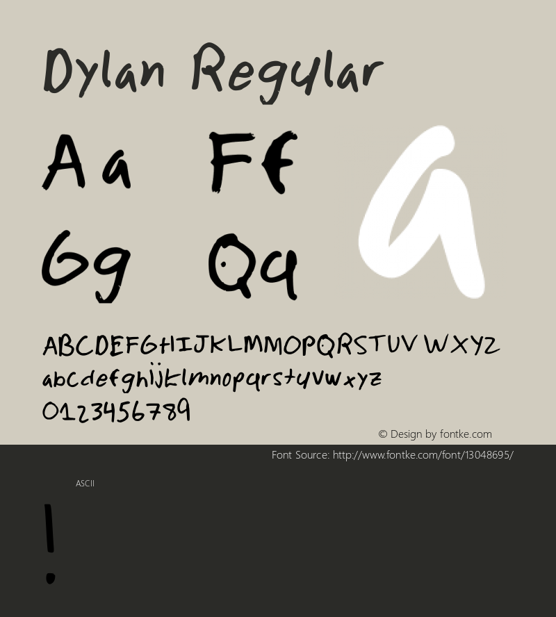 Dylan Regular Version 2 Font Sample