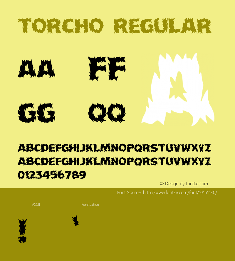 Torcho Regular 001.000 Font Sample