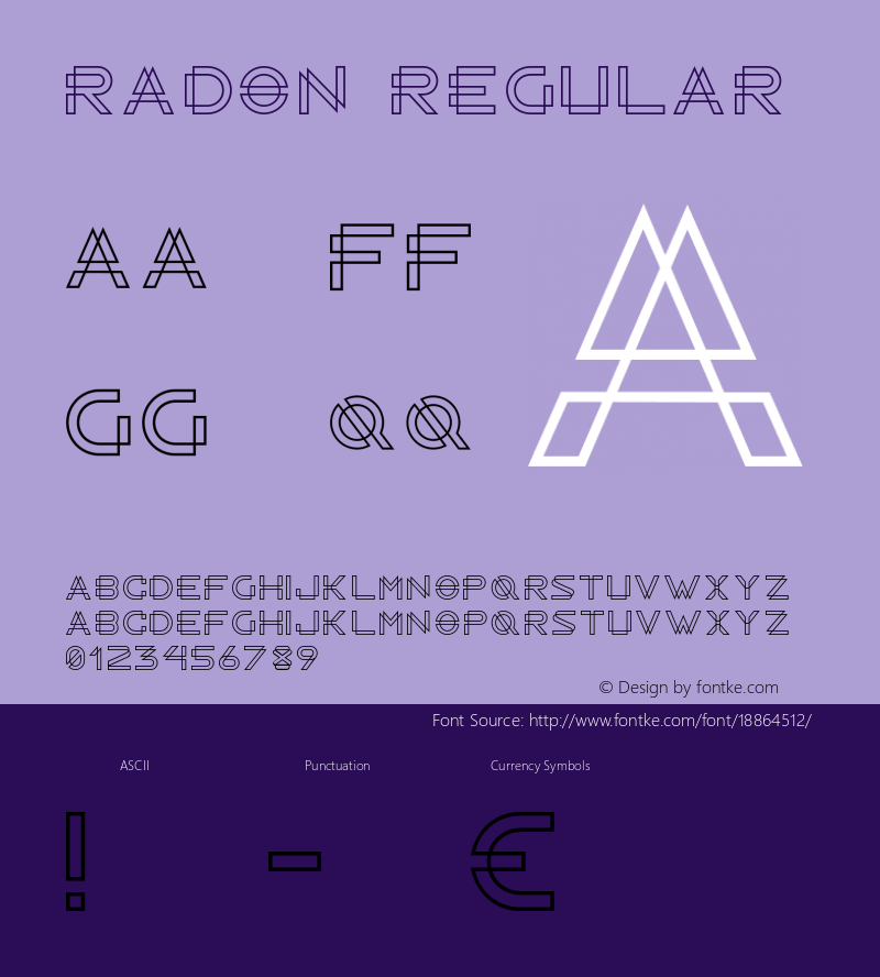 Radon Regular Version 1.000;PS 001.001;hotconv 1.0.56 Font Sample