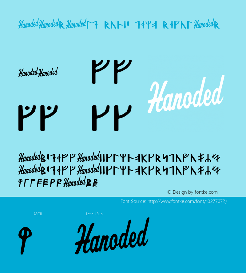 Harald Runic DEMO Regular Version 1.000 DEMO Font Sample