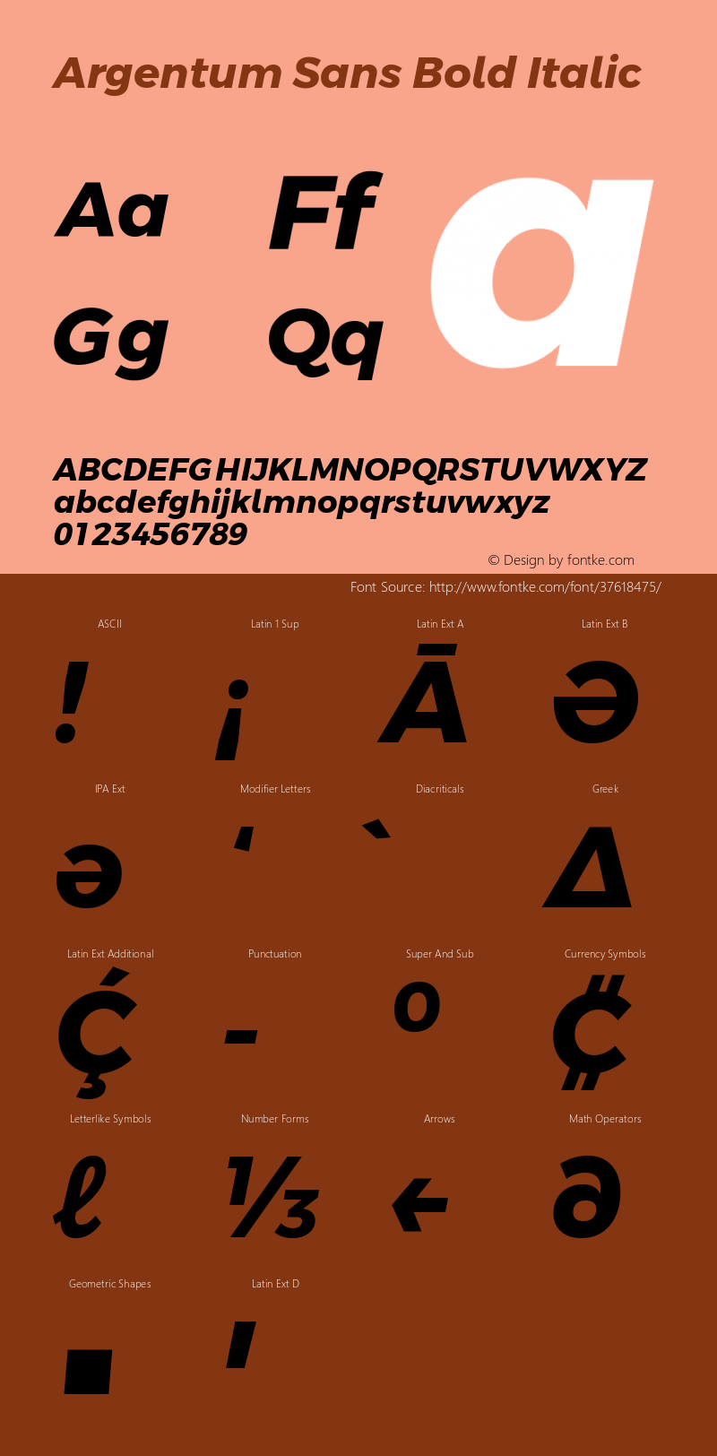 Argentum Sans Bold Italic Version 2.00;August 24, 2019;FontCreator 11.5.0.2425 64-bit Font Sample