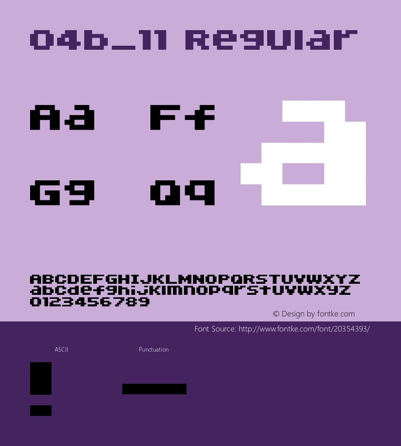 04b_11 Macromedia Fon￿ographer 4.1J 99.12.8 Font Sample