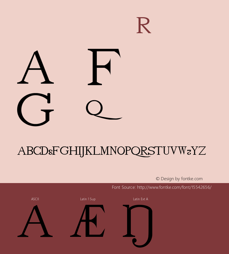 drmdozscbx24 Regular Version 001.001 Font Sample