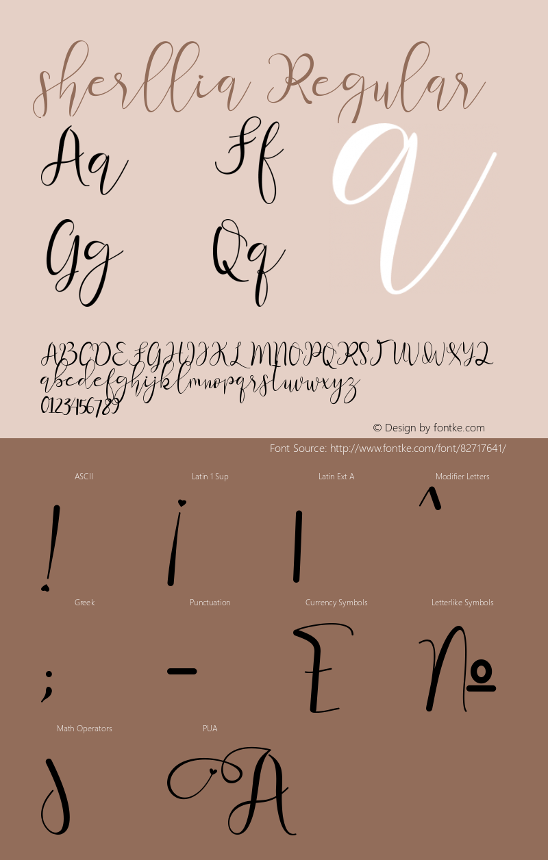 sherllia Version 1.00;September 6, 2020;FontCreator 11.5.0.2430 64-bit Font Sample