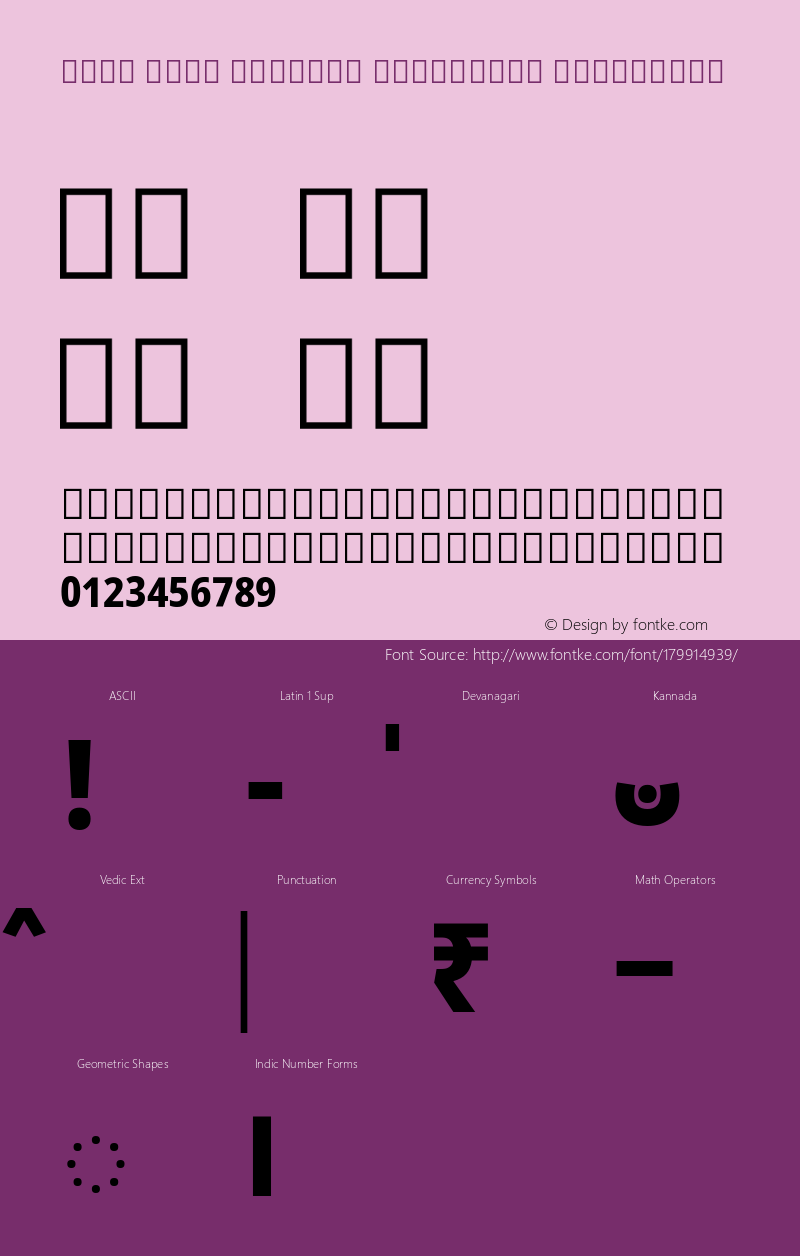 Noto Sans Kannada Condensed ExtraBold Version 2.001; ttfautohint (v1.8.4) -l 8 -r 50 -G 200 -x 14 -D knda -f none -a qsq -X 