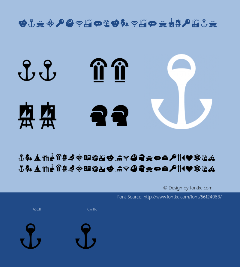 MariupolSymbols 1.325 Font Sample