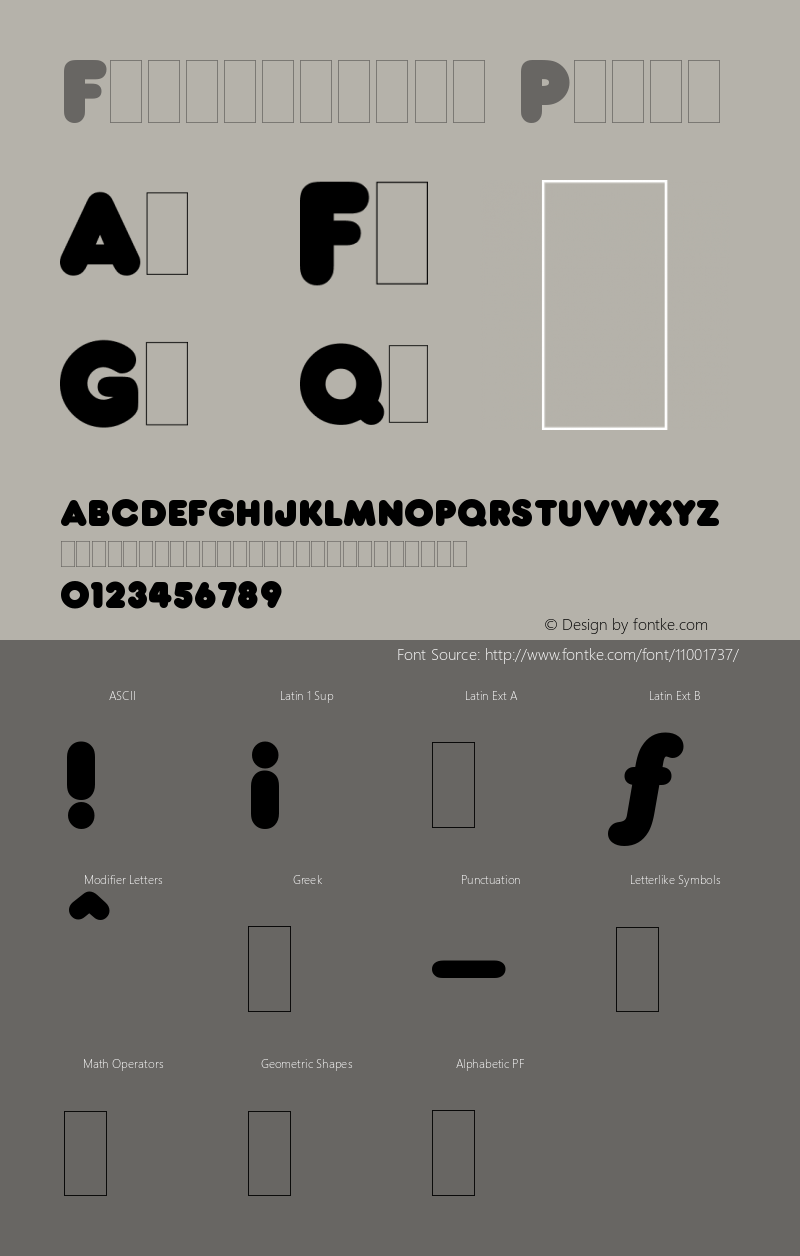 Frankfurter Plain Version 1.0 Font Sample