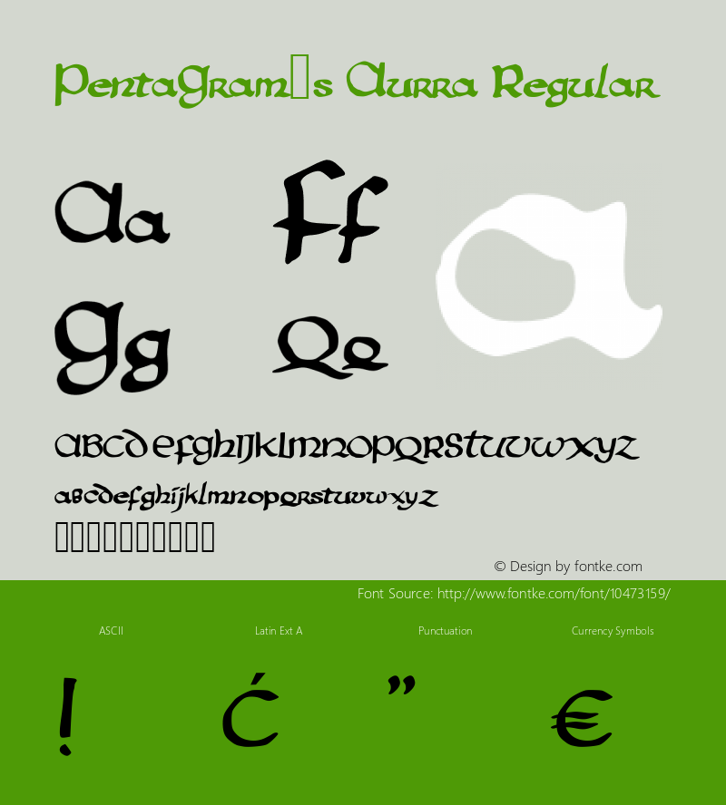 PentaGram’s Aurra Regular Version 3.31 Font Sample