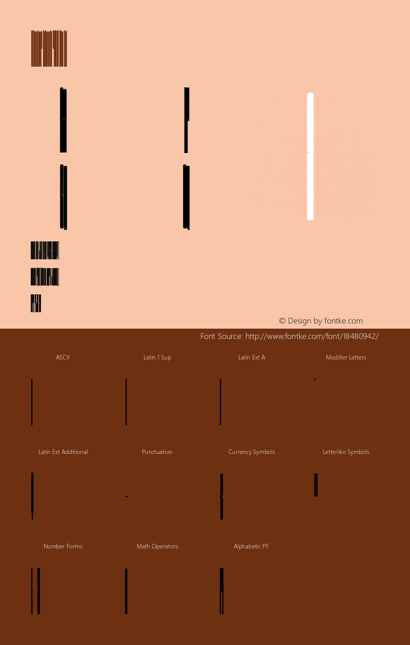 Cinderblock 400 Bold Version 1.000 Font Sample