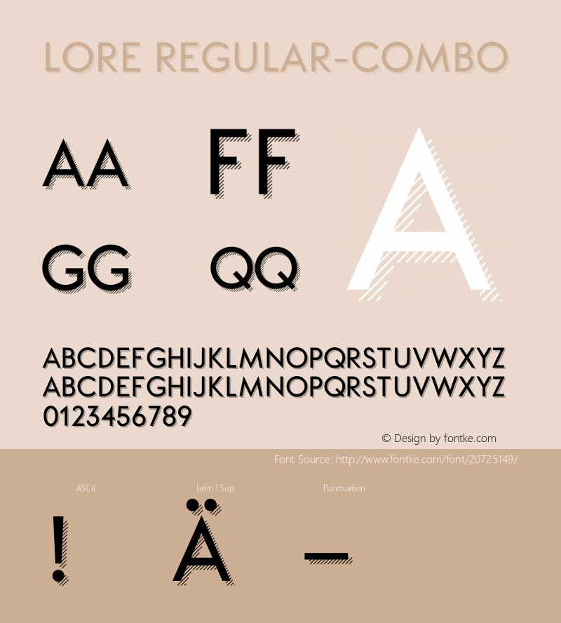 LORE Regular-Combo Version 1.000;PS 001.000;hotconv 1.0.70;makeotf.lib2.5.58329 DEVELOPMENT Font Sample