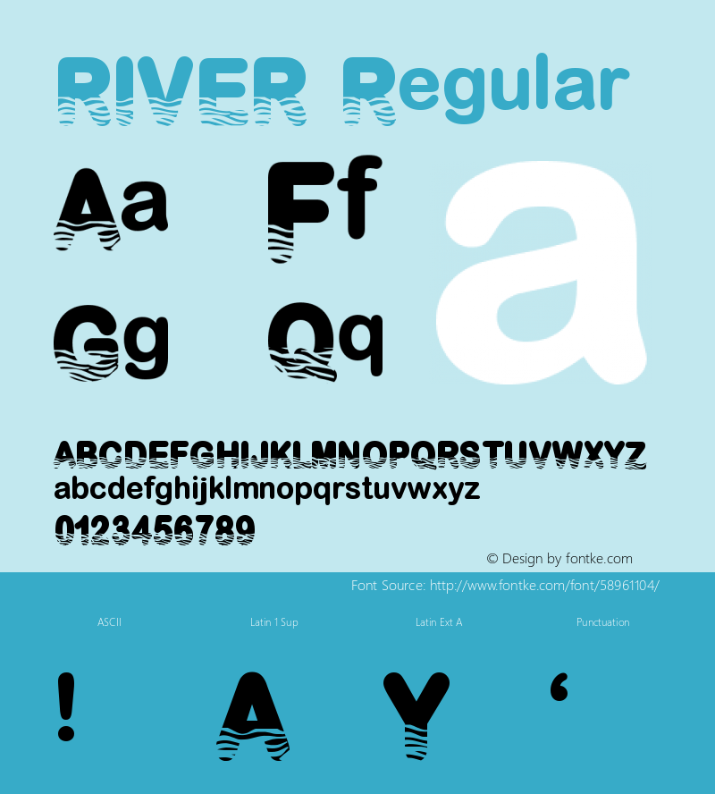 RIVER Version 1.001;Fontself Maker 3.5.1 Font Sample
