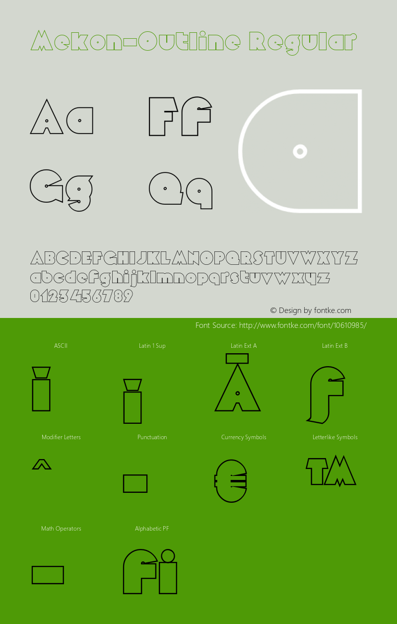 Mekon-Outline Regular 1.000;com.myfonts.northernblock.mekon.outline.wfkit2.3qZZ Font Sample