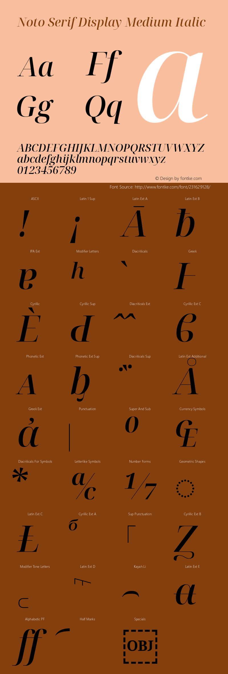 Noto Serif Display Medium Italic Version 2.003图片样张