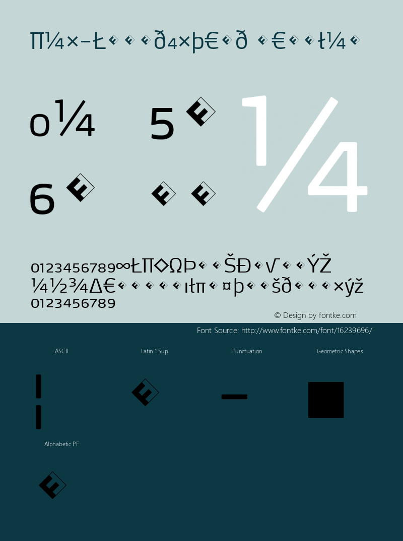 Max-LightExpert Regular 4.460 Font Sample