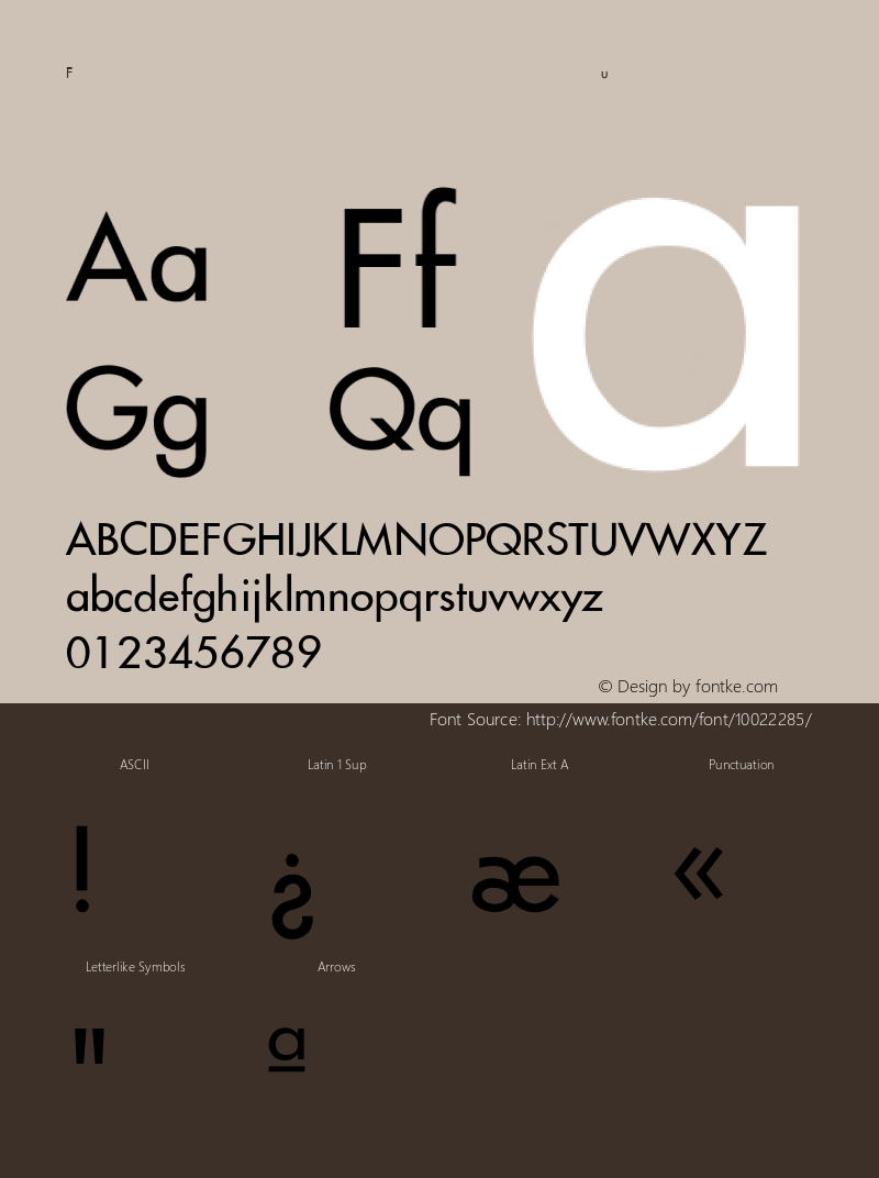 Futura-Thin Regular Converted from C:\1E\FUTURA4.TF1 by ALLTYPE Font Sample