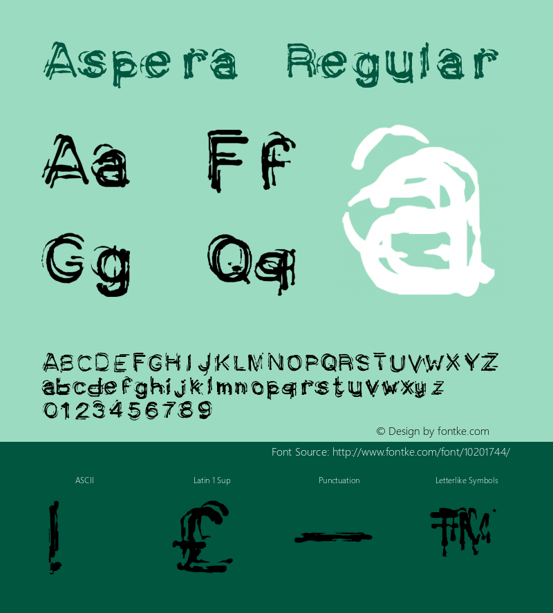 Aspera Regular 001.000 Font Sample