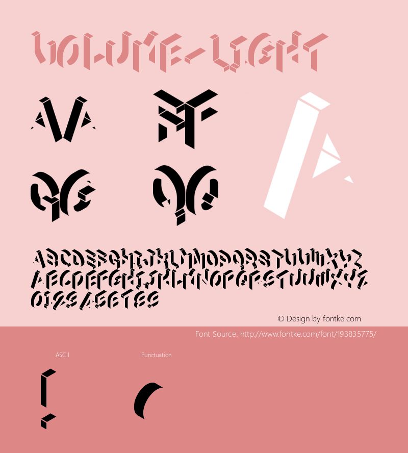 ☞Volume-Light Version 1.000;com.myfonts.easy.cubo.volume.light.wfkit2.version.3zjh图片样张