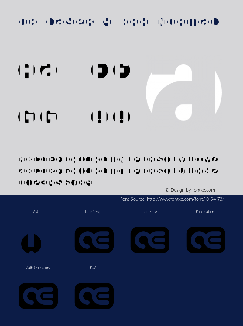DB Layer 4 BRK Normal Version 2.04 Font Sample