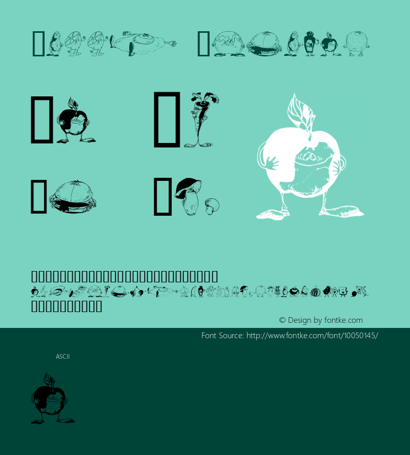 Yummi Regular Macromedia Fontographer 4.1 2000-09-05 Font Sample