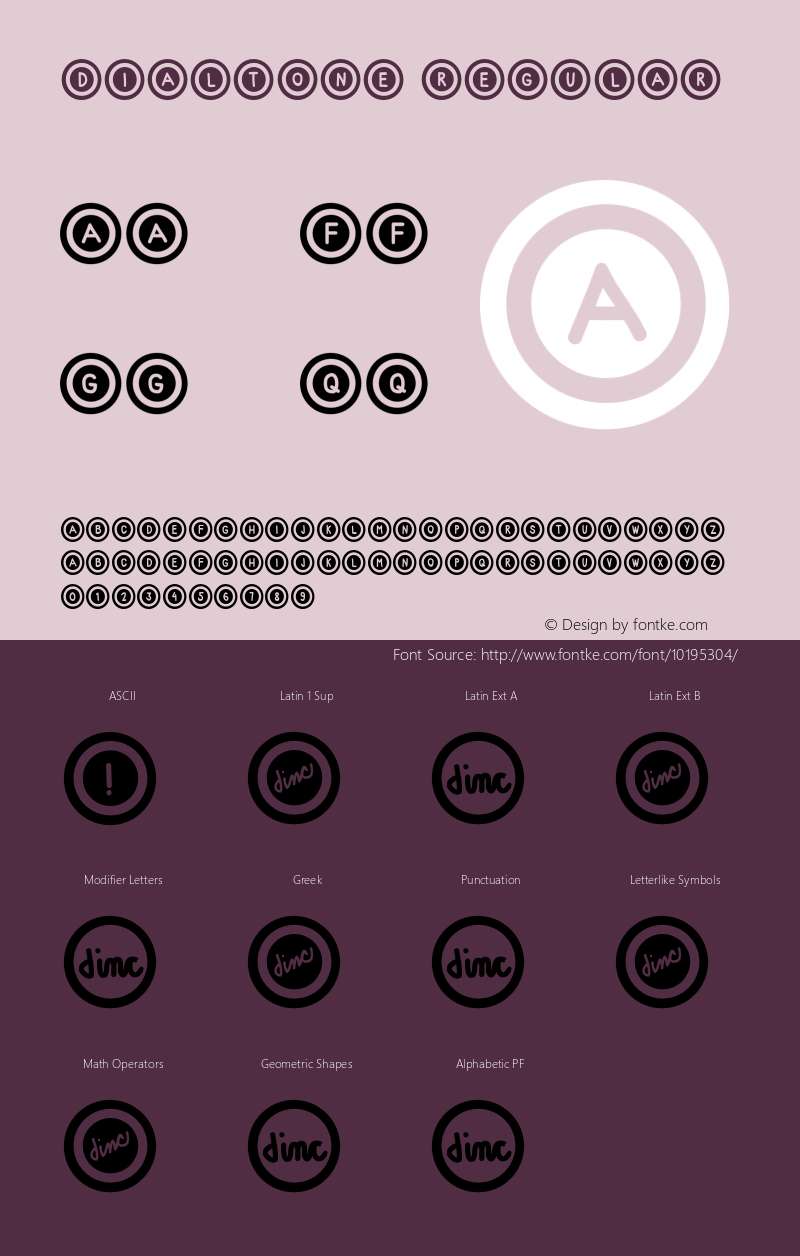 Dialtone Regular 001.000 Font Sample