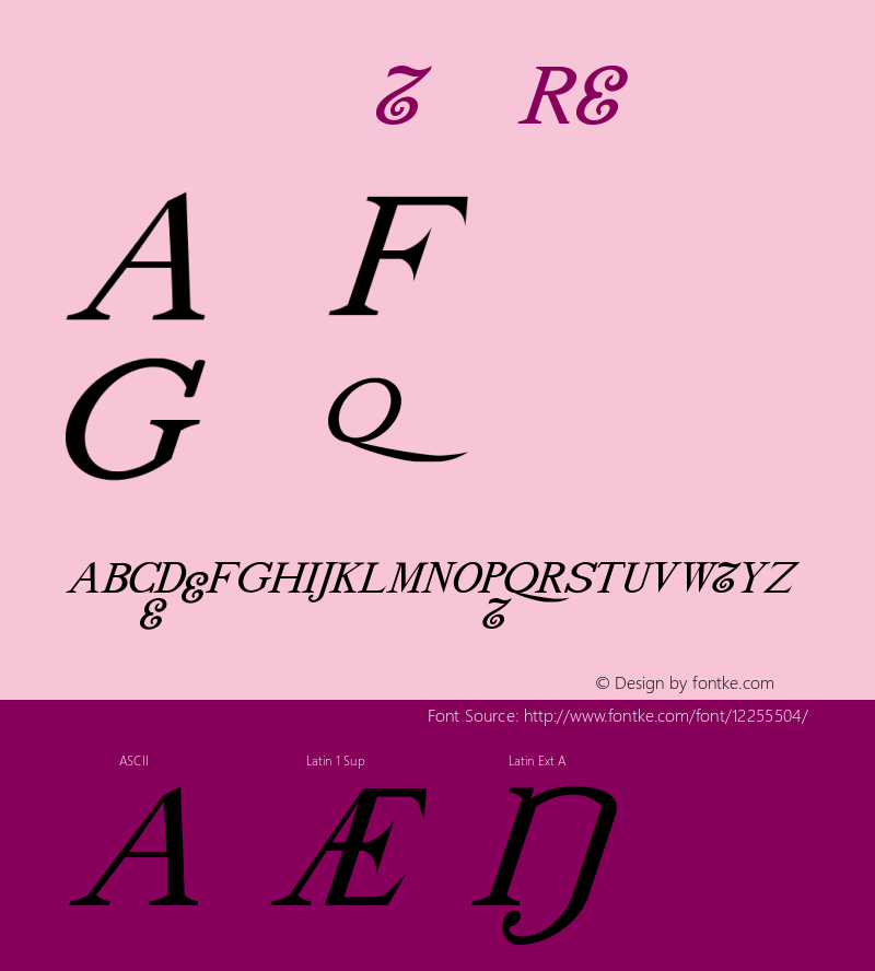 drmdozitbx12 Regular Version 001.001 Font Sample