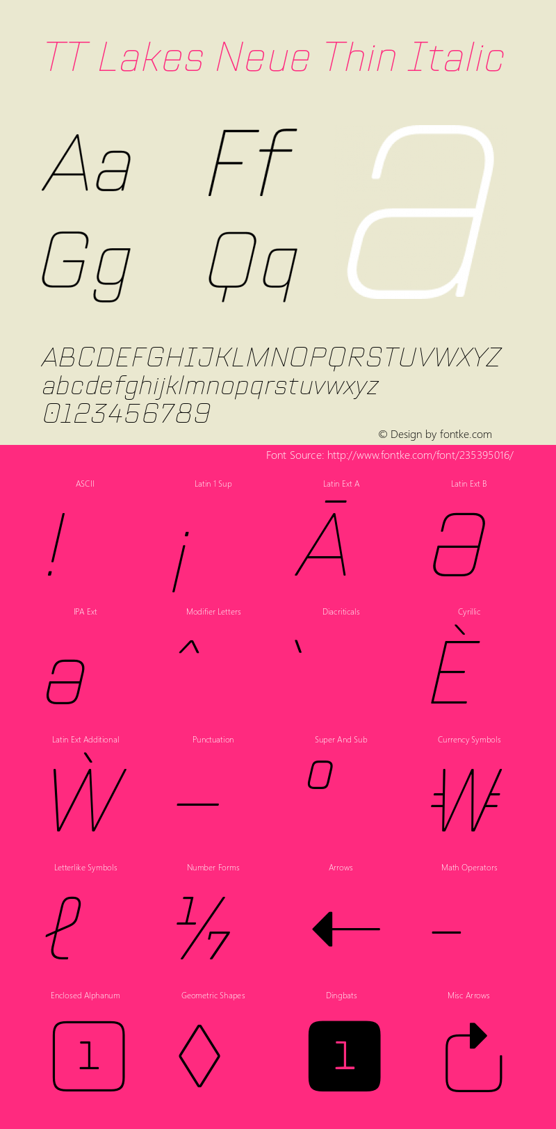 TT Lakes Neue Thin Italic Version 1.100.14042021图片样张