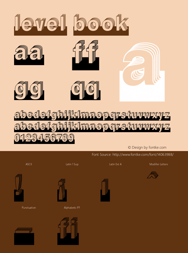 Level Book Version Macromedia Fontograp Font Sample