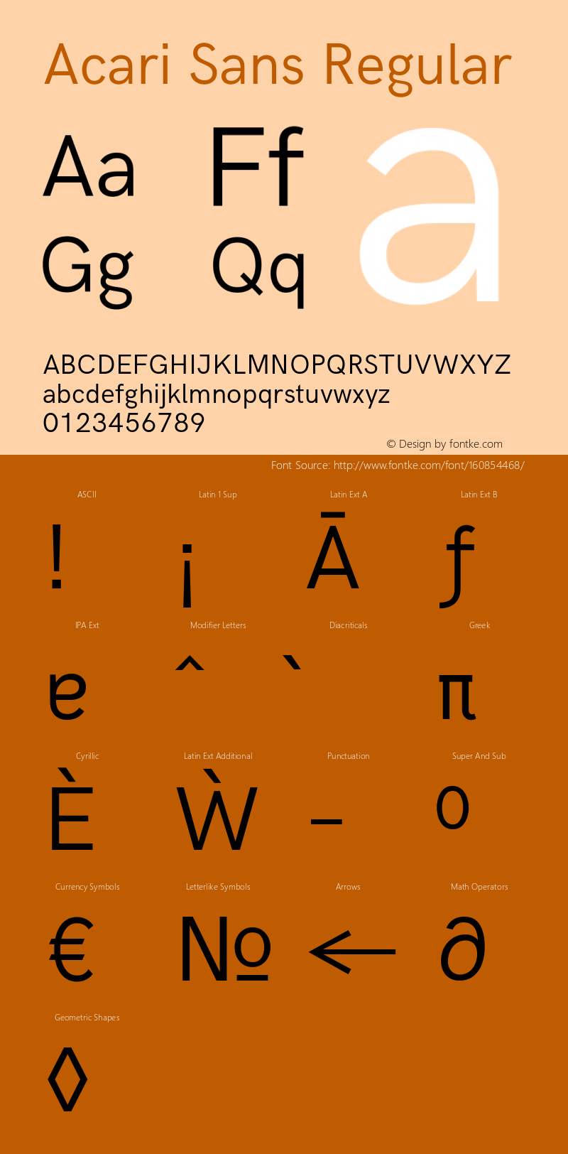 Acari Sans Version 1.045;February 28, 2021;FontCreator 13.0.0.2655 64-bit; ttfautohint (v1.8.3) Font Sample