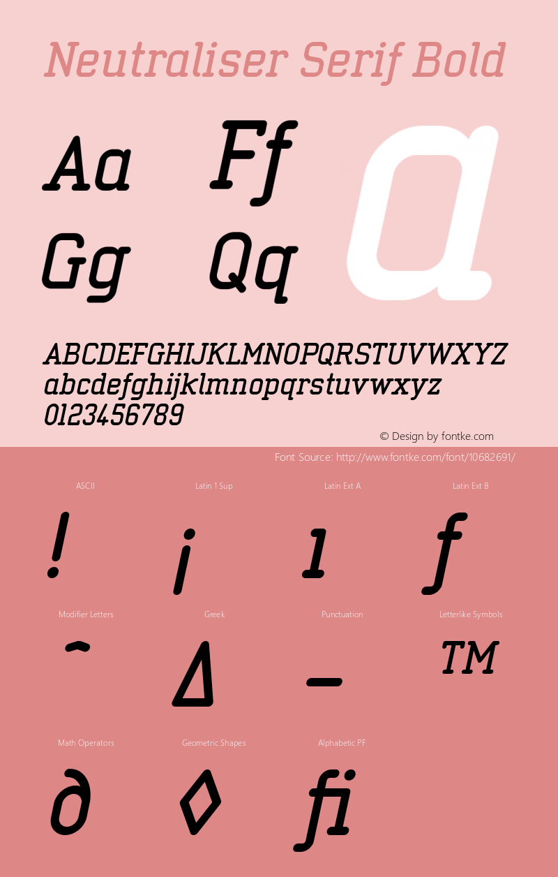 Neutraliser Serif Bold Version 001.000;com.myfonts.hamburger.neutraliser-serif.bold-italic.wfkit2.3Bg6 Font Sample