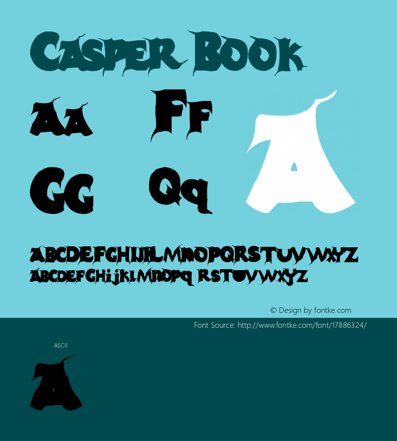 Casper Book Version 1.0 June 6, 2001 Font Sample