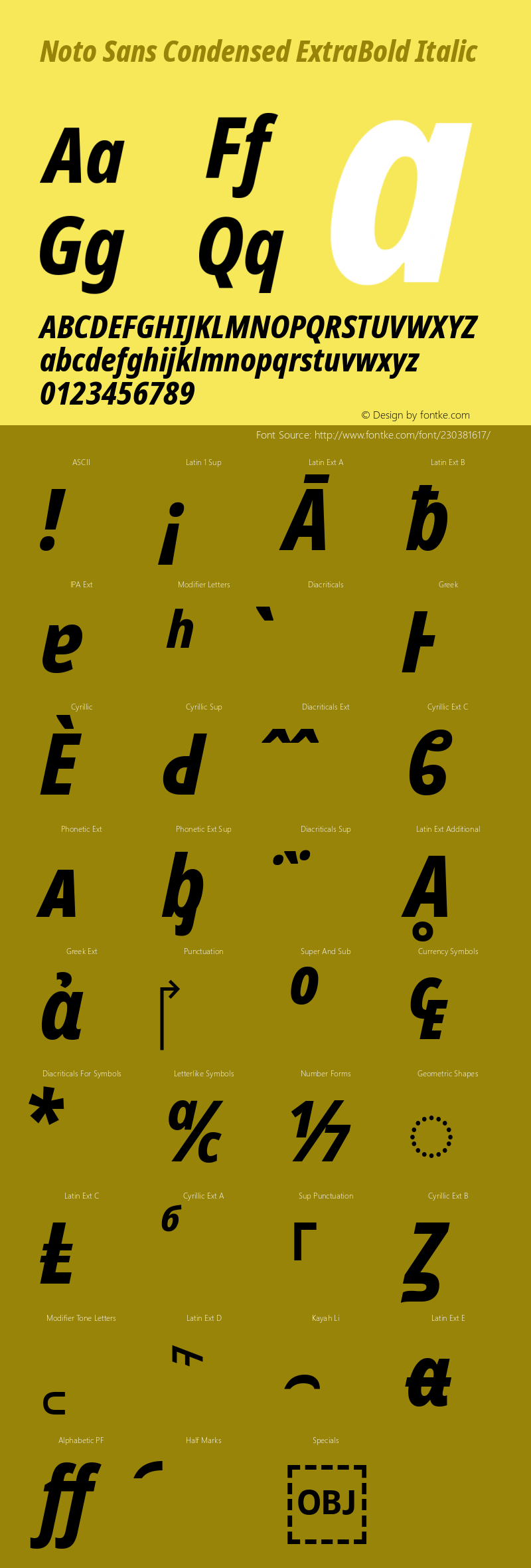 Noto Sans Condensed ExtraBold Italic Version 2.008; ttfautohint (v1.8) -l 8 -r 50 -G 200 -x 14 -D latn -f none -a qsq -X 