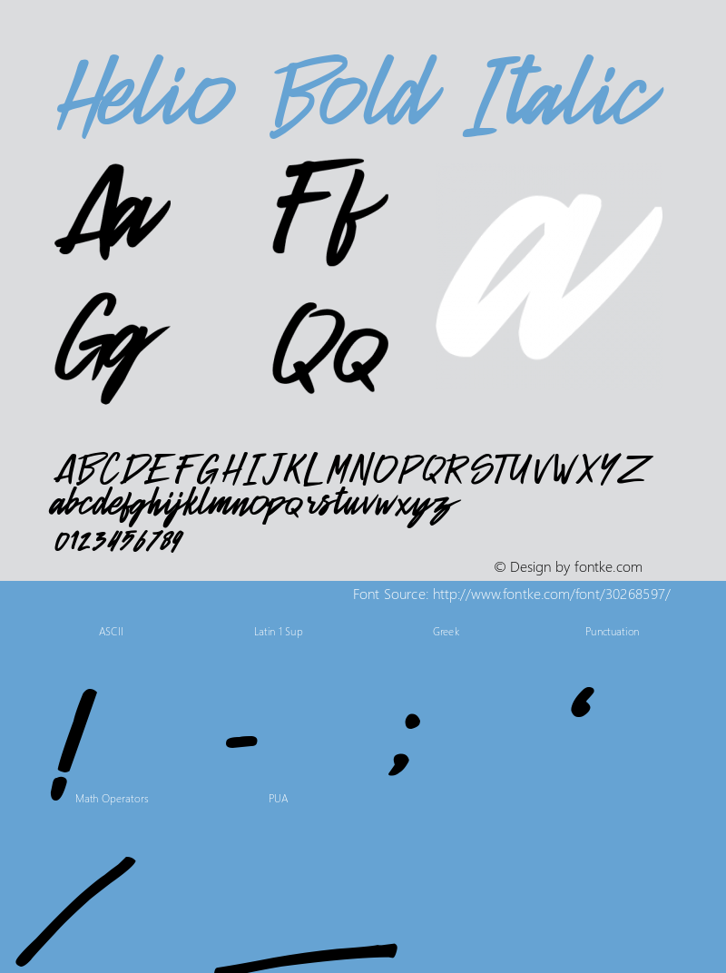 Helio Bold Italic Version 1.00;May 14, 2019;FontCreator 11.5.0.2430 32-bit Font Sample