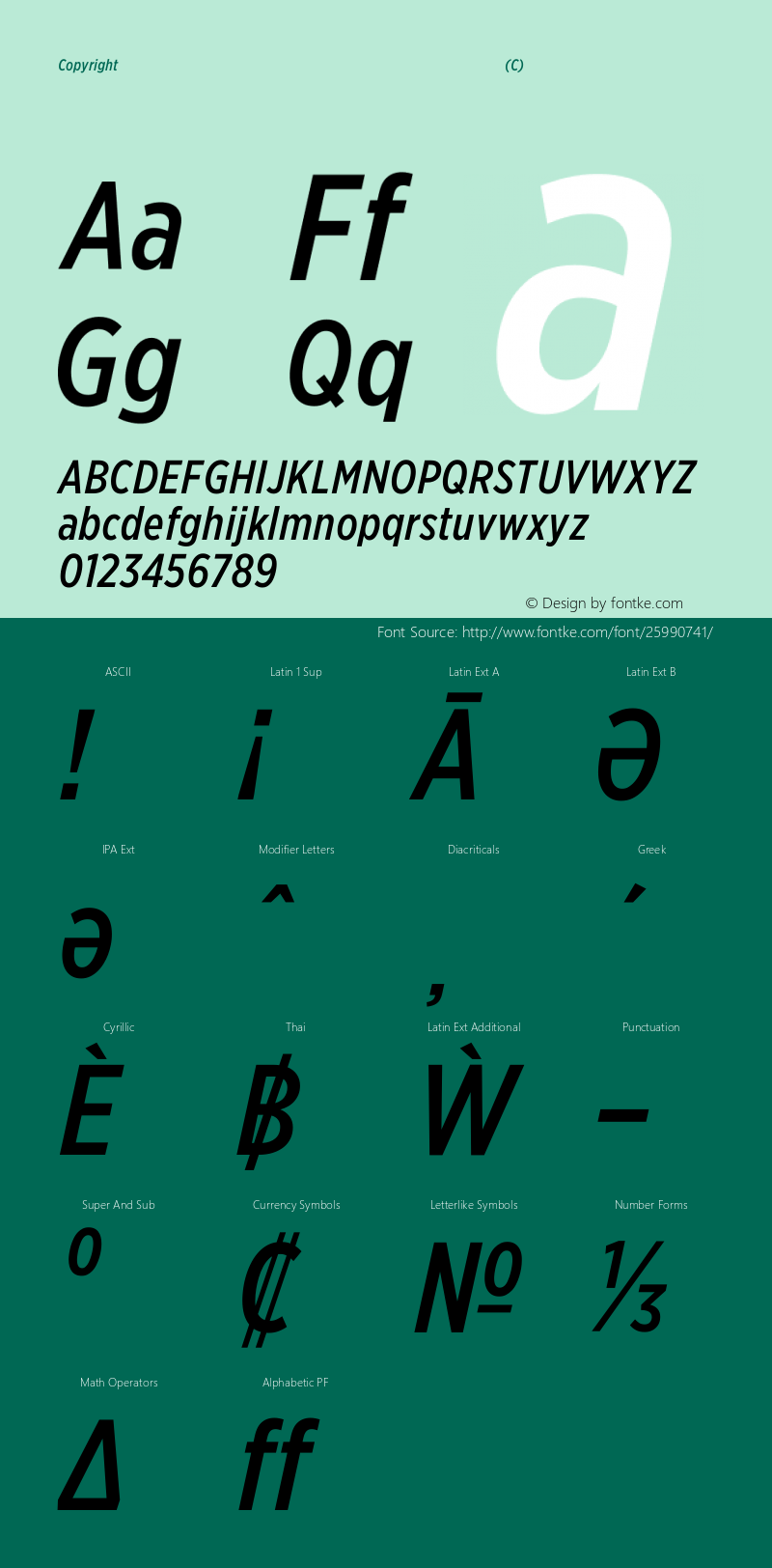 Copyright (C) H&Co | typography.com Version 2.302 Font Sample