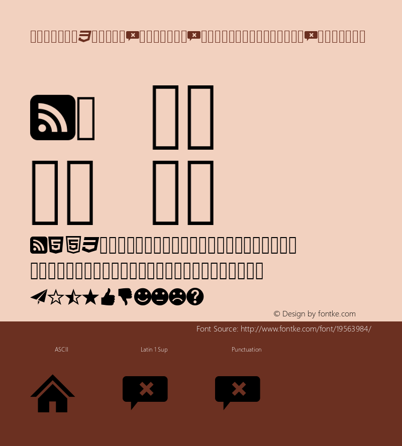 KISSWebDesign-General-Website General-Website Version 1.0 Font Sample