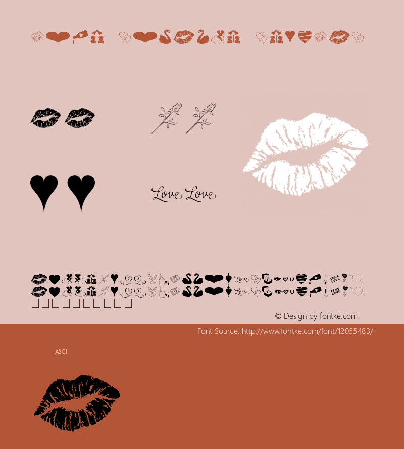 Love Romance Regular Version 1.000 Font Sample