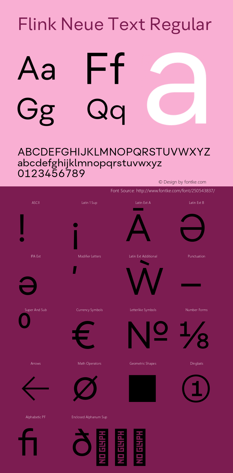 Flink Neue Text Regular Version 2.100;Glyphs 3.1.2 (3150)图片样张