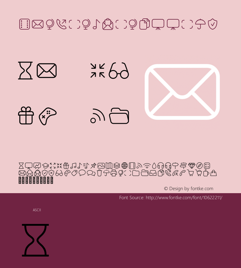 Panton Icons B Bold Version 1.000 Font Sample