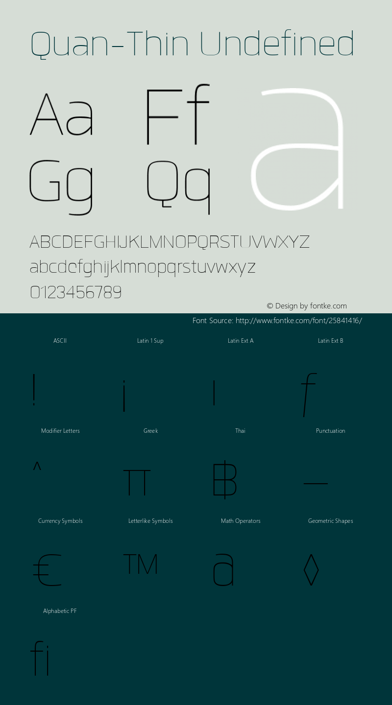 Quan Thin quan.thin.wfkit2.version.4vow Font Sample