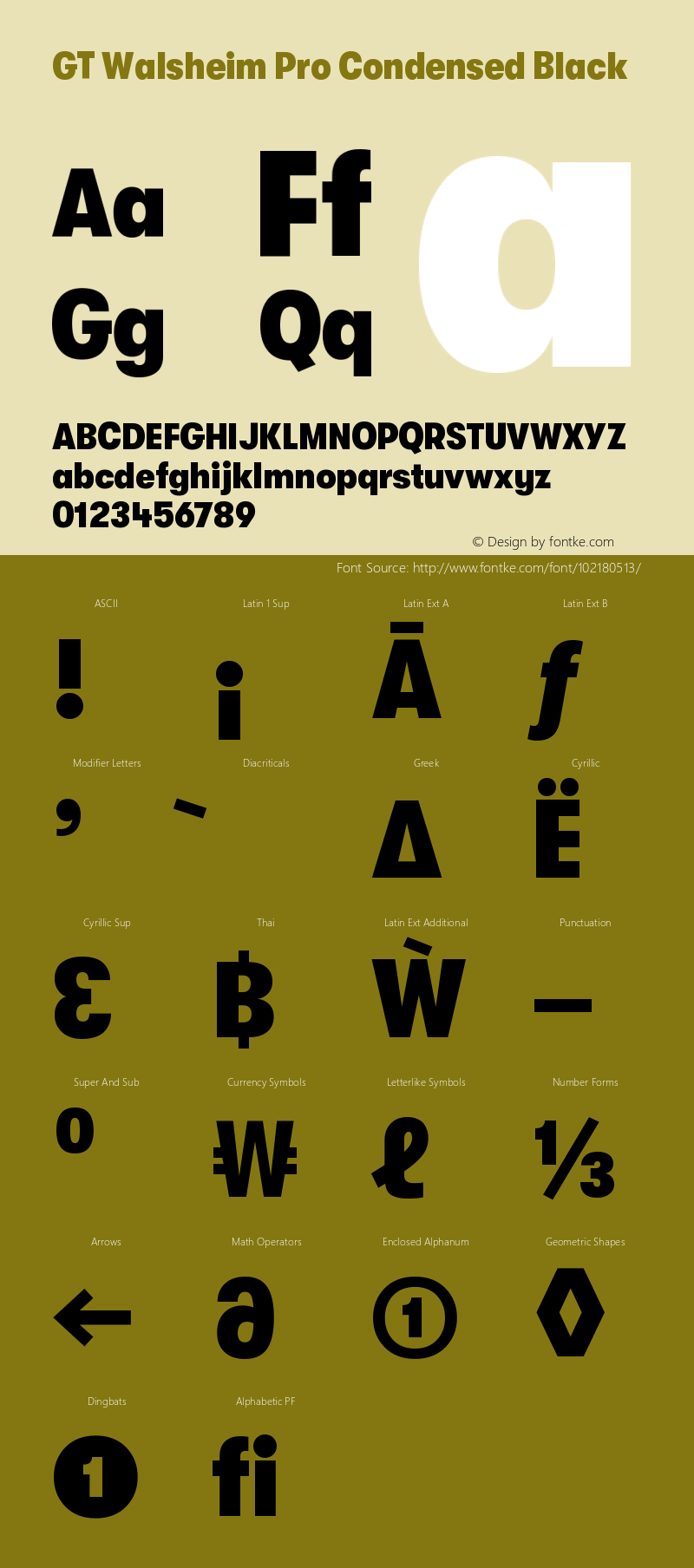 GT Walsheim Pro Condensed Black Version 2.001;PS 002.001;hotconv 1.0.88;makeotf.lib2.5.64775 Font Sample