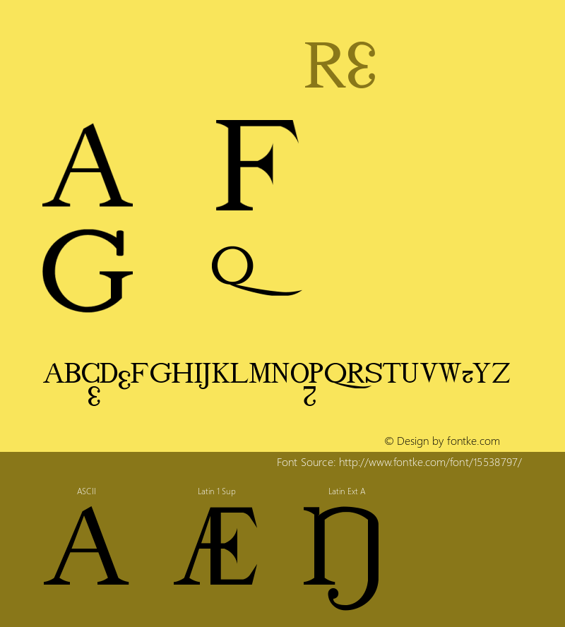 drmdozb14 Regular Version 001.001 Font Sample