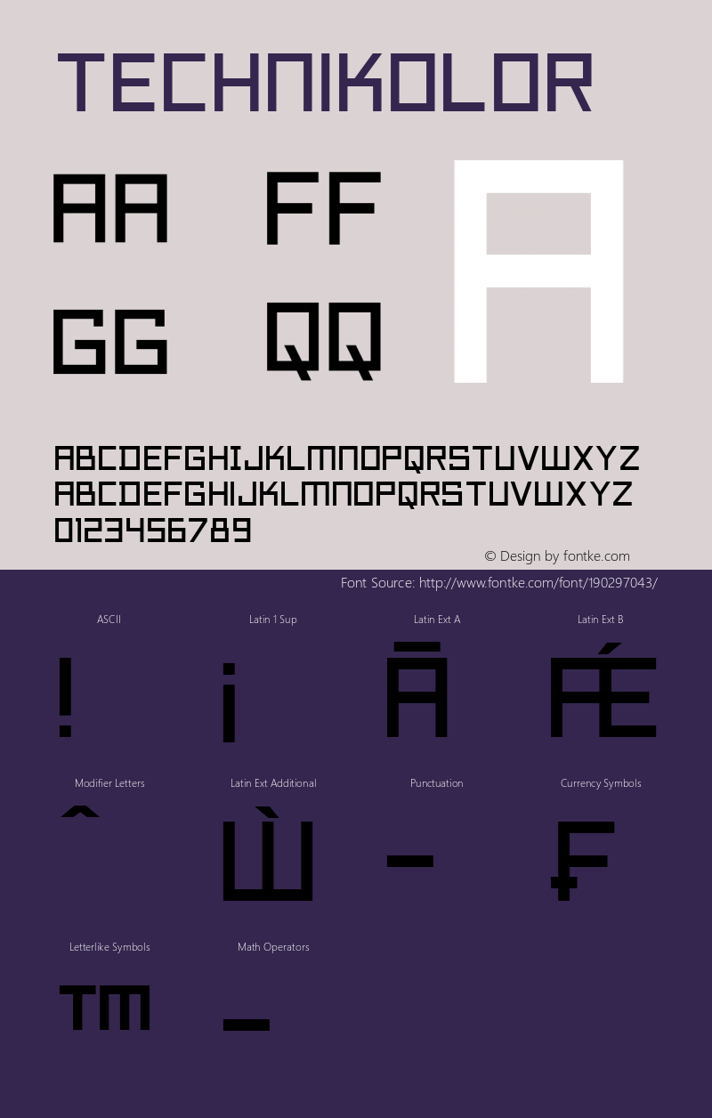 ☞Technikolor com.myfonts.easy.artcity.technikolor.regular.wfkit2.version.4dkE图片样张