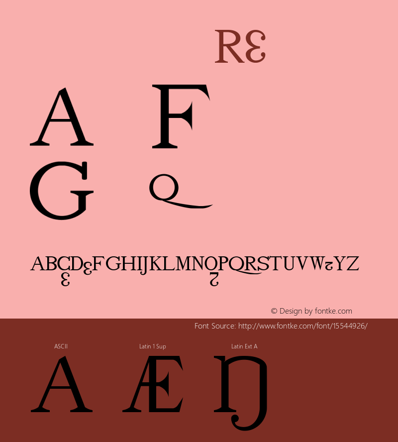 drmdozb17 Regular Version 001.001 Font Sample