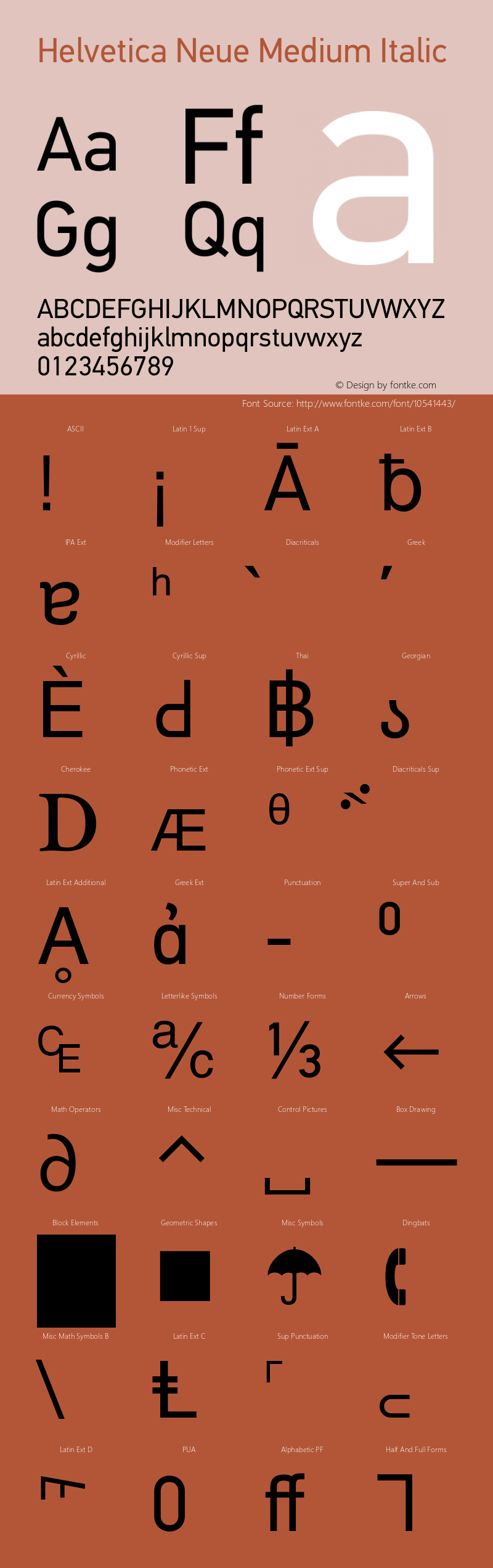 Helvetica Neue Medium Italic 9.0d49e3 Font Sample