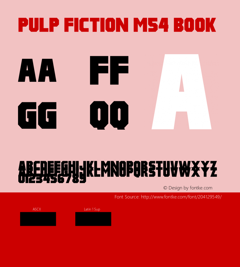 Pulp Fiction M54 Version 1图片样张