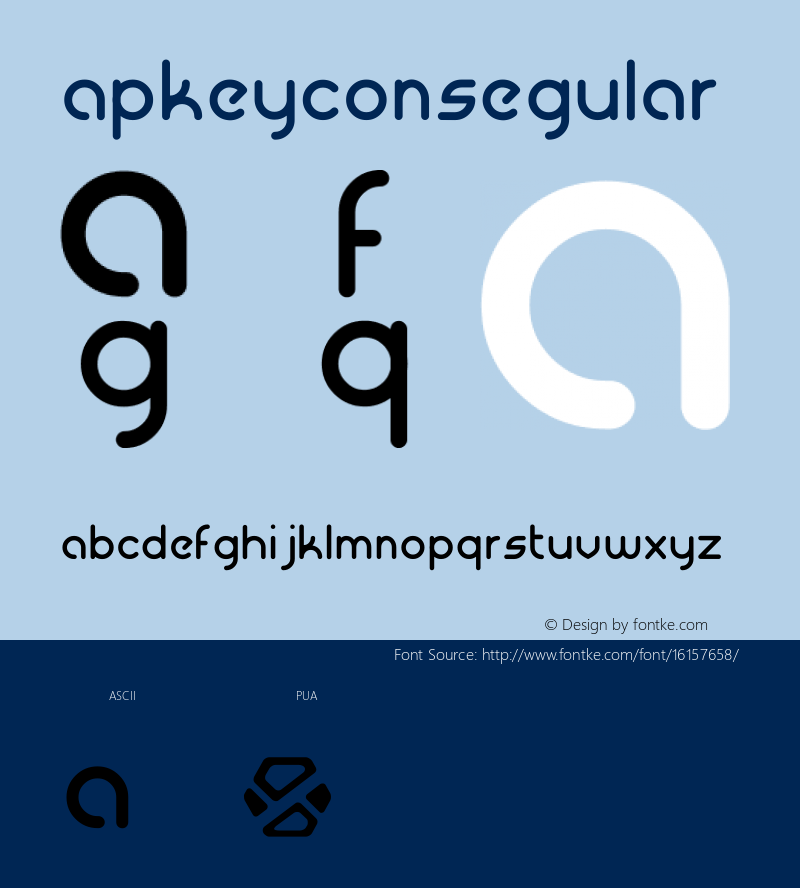 Mapkey Icons Regular Version 1.0.0 Font Sample